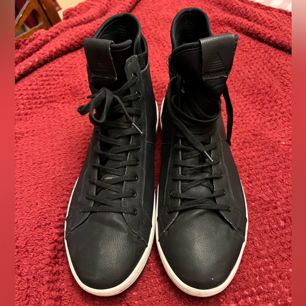 aldo high top sneakers black size 13